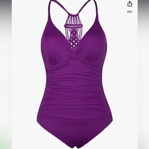Womens magenta swimsuit
